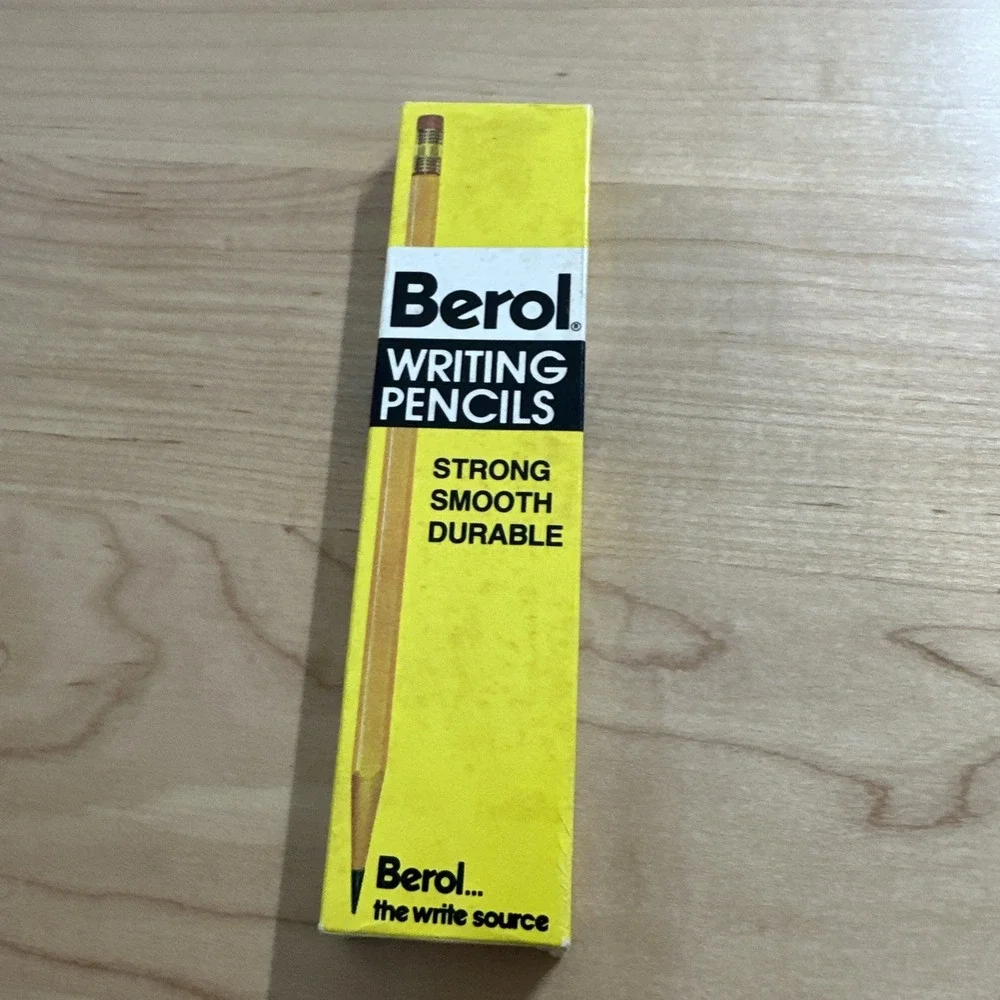Berol Ensign No 2 Pencils Box of 10 Medium Soft 200-2 Vintage USA Stationery